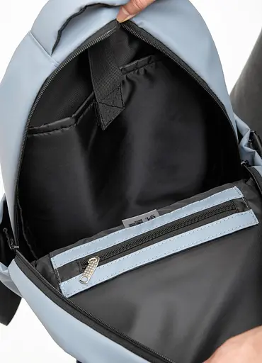 Чоловічий рюкзак Sambag Zard Neo блакитний 43 х 27 х 13 см (25000010m) - фото 8