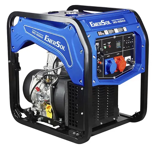 Інверторний дизельний генератор EnerSol 7.5/8 кВт SKD-8EBAUI - фото 2
