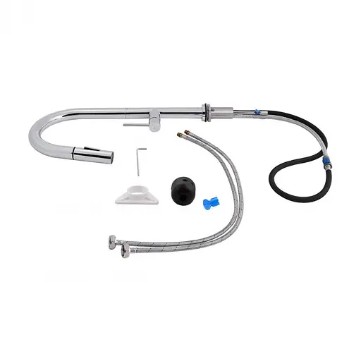 Смеситель для кухни Qtap Lenicka 9138103UC с выдвижным изливом - фото 6