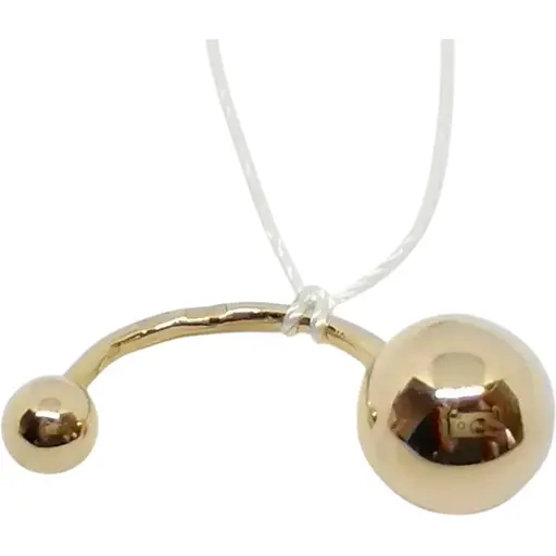 Золота сережка-пірсинг Імперія золота. ПС053И