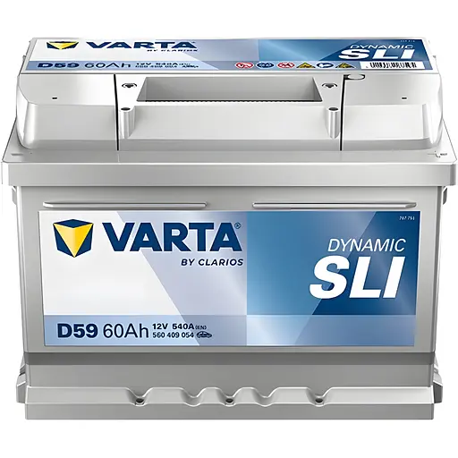 Акумулятор Varta Blue Dynamic 60Ah Н Ев (-/+) (540EN) (242х175х175) D59