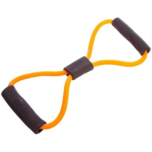 Еспандер тренажер для рук EasyFit Вісімка трубчастий Помаранчевий (EF-3947-OR) - фото 1