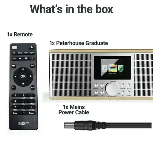 Интернет-радио Majority Peterhouse Graduate Radio с пультом - фото 2