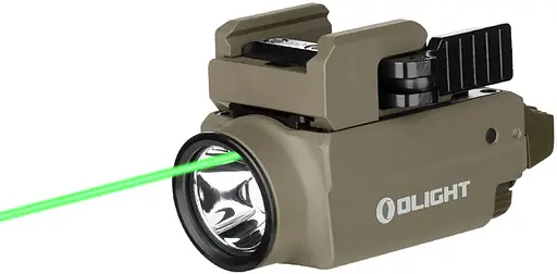 Фонарь с ЛЦВ Olight Baldr S Green Laser Flat Dark Earth - фото 2