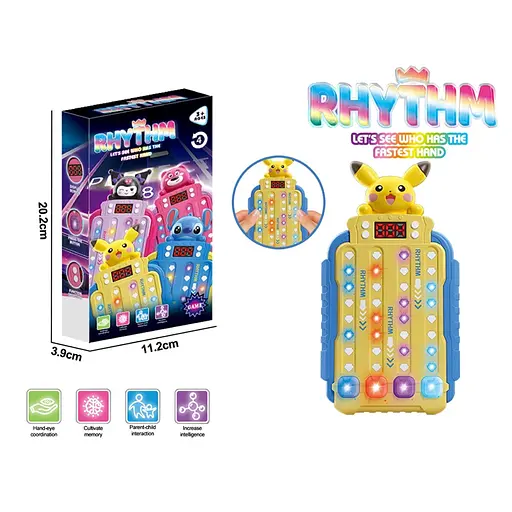 Електронна гра музика Пікачу, озвучення англійською мовою, EC999-5C - фото 2