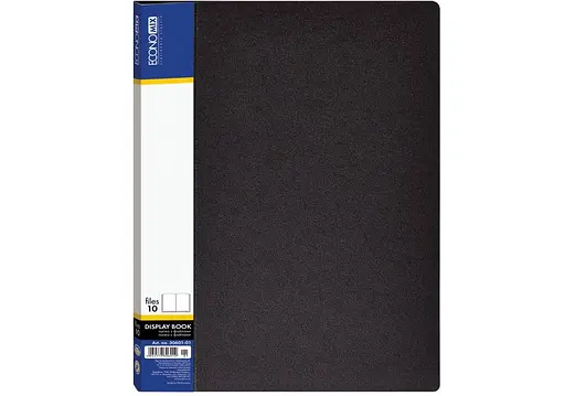 Папка з 10 файлами А4 E30601 Economix (4044572306012) Чорний - фото 1
