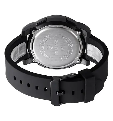 Мужские спортивные часы Skmei 1469 Fitness (Черные с белым) - фото 7