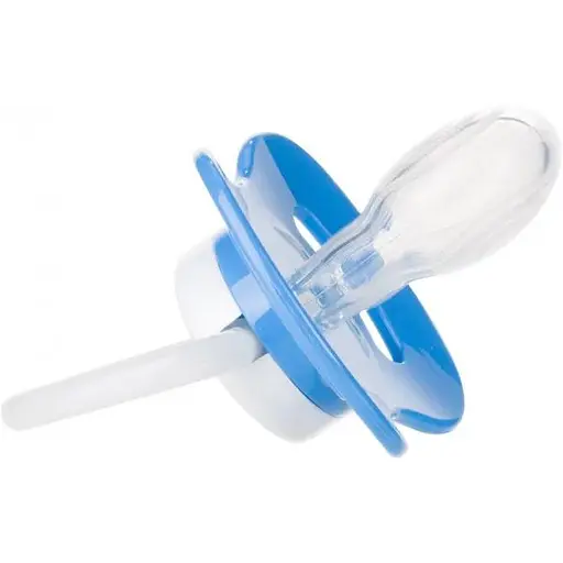 Силиконовая симметричная пустышка Canpol babies Bunny&Company 6-18 мес. синий (23/270_blu) - фото 2