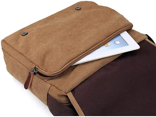 Сумка для ноутбука мужская Vintage 35х28х10 см sum0012413 - фото 6