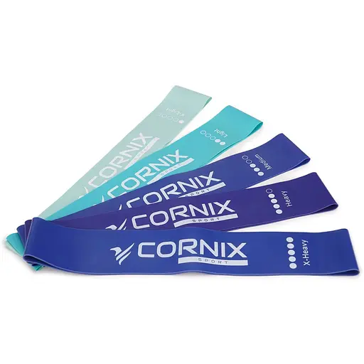 Резинки для фітнесу Cornix Mini Power Band набір 5 шт. 1-20 кг XR-0047 - фото 1