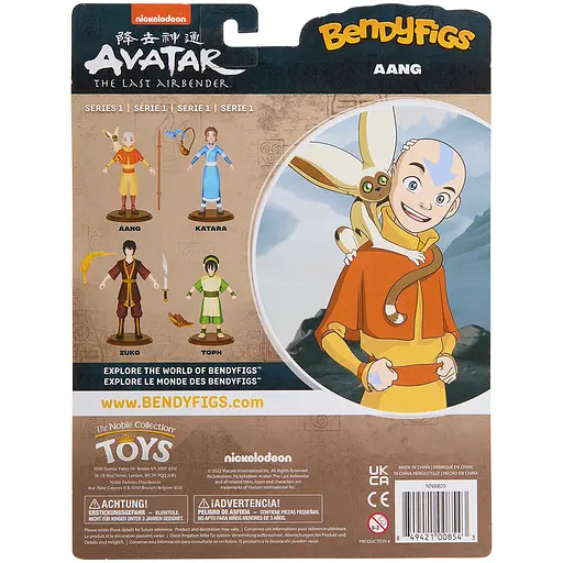 Фігурка AVATAR THE LAST AIRBENDER Aang Bendyfig (Аватар: Останній маг повітря) - фото 9