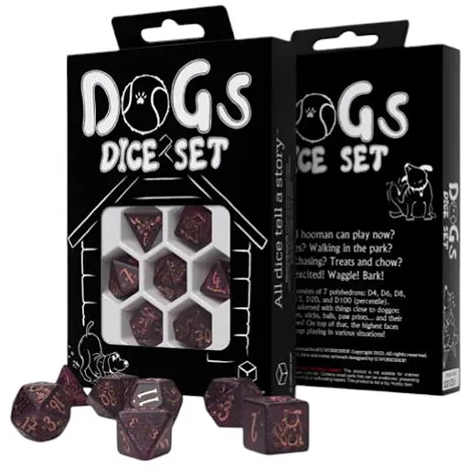 Набір кубиків DOGS Dice Set: Luna , 7 шт. (SDOG01) - фото 1