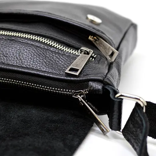 Кожаная мужская сумка через плечо TARWA 22х27х4 см sum0025819 - фото 6