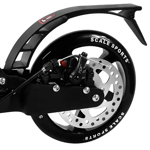 Самокат Scale Sports 93х38х91-105 см Чорний 000231408 - фото 4