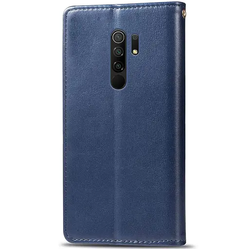Кожаный чехол-книга Getman Gallant (PU) для Xiaomi Redmi 9 Синий - фото 4