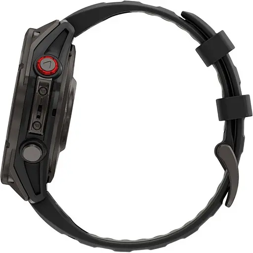 Смарт-часы Garmin Fenix 8 Pro AMOLED Sapphire 47 мм Carbon Gray DLC Titanium with Black/Pebble Gray Silicone Band 010-03198-01 (145042) - фото 5