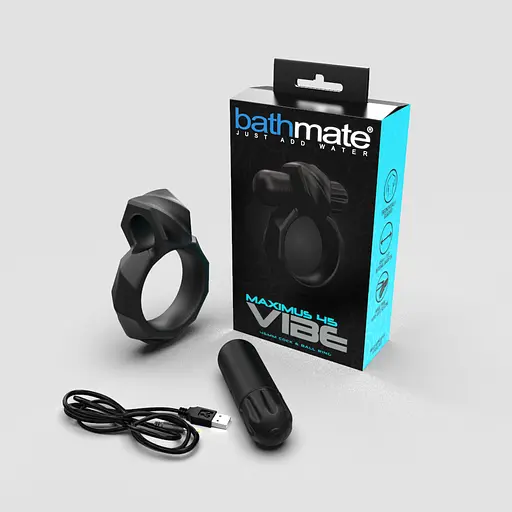 Ерекційне кільце Bathmate Maximus Vibe перезаряджається з віброкулею 45 мм - фото 2