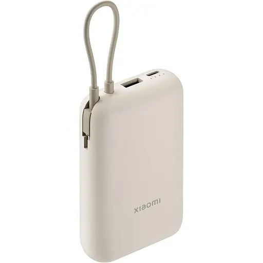 Внешний аккумулятор Xiaomi Integrated Cable 10000mAh 22.5W Beige (BHR9072GL) [125057] - фото 2