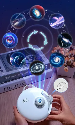 Проектор зоряного неба нічник SkyFire E18 домашній планетарій з Bluetooth - фото 8