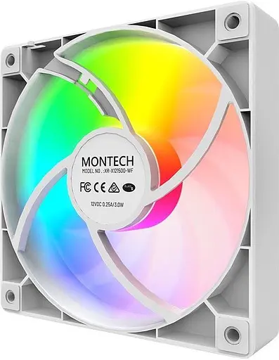 Вентилятор MONTECH 120MM GF120 PWM WHITE (GF120 PWM WHITE) - фото 4