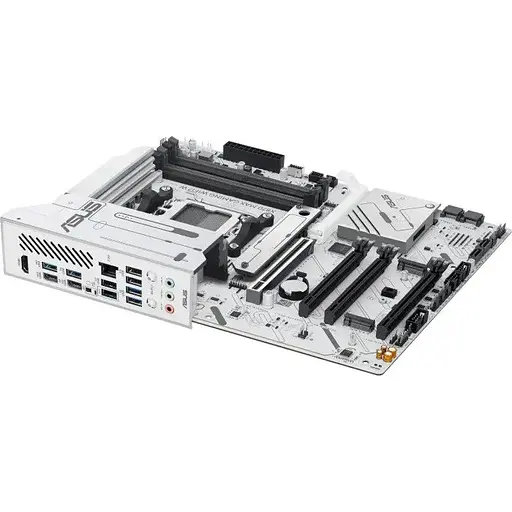 Материнская плата Asus AM5 X870 MAX Gaming WIFI7 W, X870, 4xDDR5, Int.Video (CPU), 4xSATA3, 3xM.2, 1xPCI-E 5.0 x16, 2xPCI-E 4.0 x16, 1xPCI-E 3.0 x16, Realtek 7.1, Realtek 2.5Gb, WiFi 7, Bluetooth 5.4, HDMI/2xType-C, ATX - фото 5