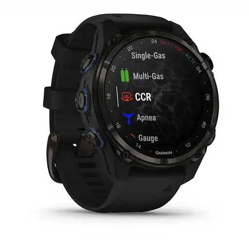 Спортивные часы Garmin Descent Mk3i – 43 mm Carbon Gray DLC Titanium w. Black Silicone Band (010-02753-10/11) - фото 3