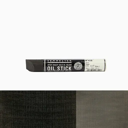Краска масляная в форме пастели Sennelier Oil Stick, 38 мл, S1, Сепия (Sepia) - фото 2