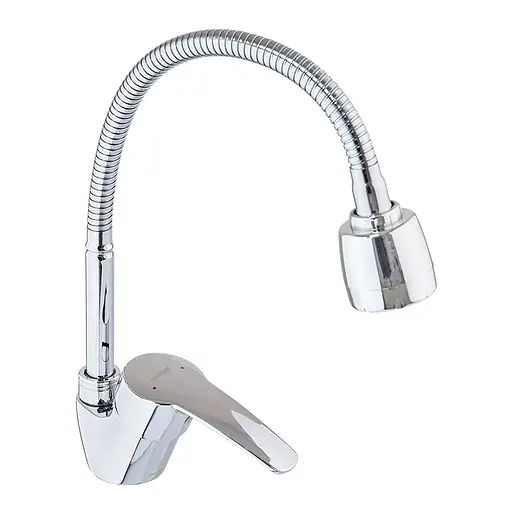 Змішувач для кухні Mixxus Pamela 011 з гнучким виливом MI6263 Хром - фото 1
