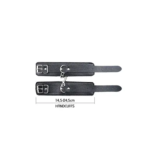 Набір БДСМ аксесуарів Alive Secret Desires Black BDSM Kit (8 pcs) - фото 6