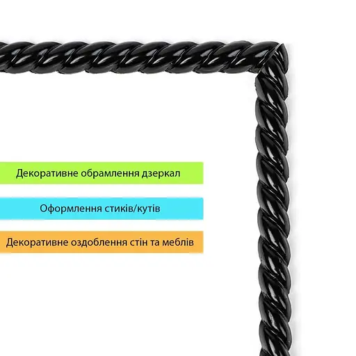 Молдинг 5000x10x7 мм Черный SW-00002682 - фото 5