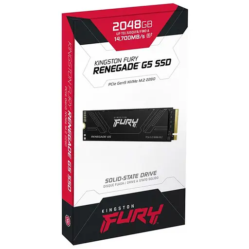 Накопитель SSD M. 2 Kingston FURY Renegade G5 2TB 2280 NVMe PCIe Gen 5. 0 x4 3D TLC - фото 2