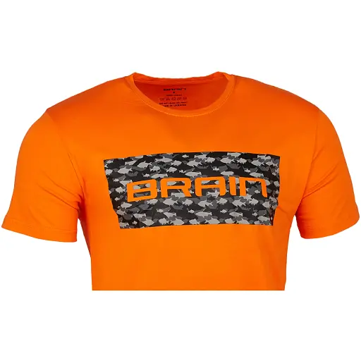 Футболка Brain 2022 L Orange - фото 3