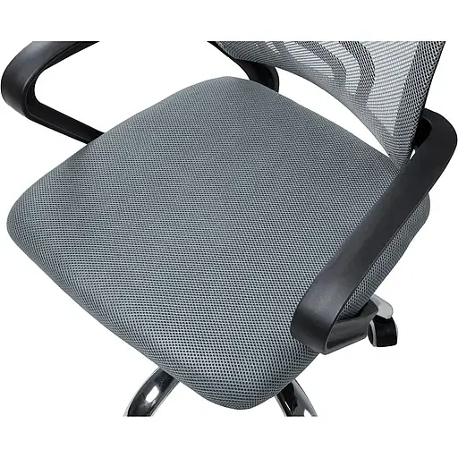 Офисное кресло GT Racer B-1215, серое (B-1215 Gray) - фото 4