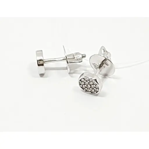 Срібні пуссети Dear з фіанітами. 3365.1С - фото 3