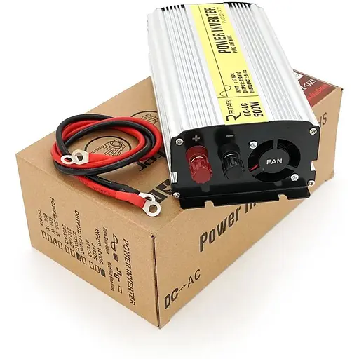 Инвертор напряжения Ritar RSC-500, 12V/220V, 500W с правильной синусоидой, 1xShuko, 1xUSB, клеммные провода, BOX, Q20 - фото 2