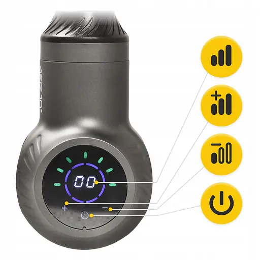 Ручний перкусійний масажер 4FIZJO Massage Gun Active 30 Вт (масажний пістолет) 4FJ0592 (P-5907739319937) - фото 10