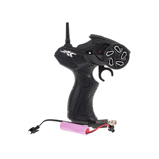 Машинка на управлінні з металевими елементами біла 36789 - фото 7