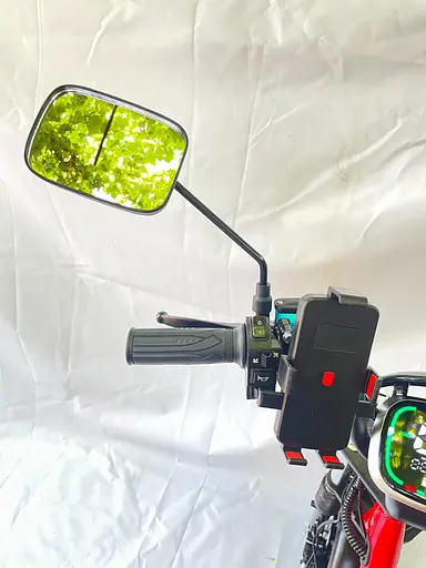 Электровелосипед двухместный Minako Monster (2000W 60V 36Ah) + Тормоз гидравлика Красный - фото 6