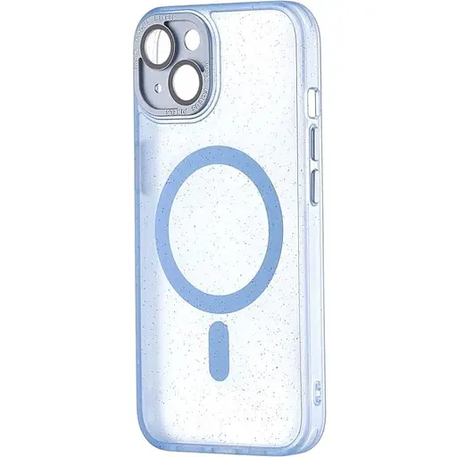 Чохол-накладка DK для Apple iPhone 14 MagSafe Composite Matte Splash (blue)