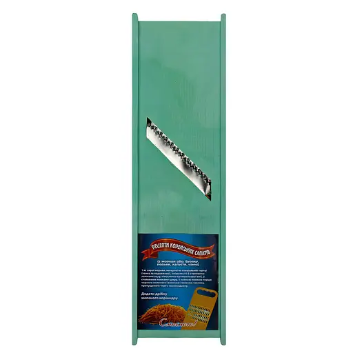 Терка универсальная пластмассовая для овощей по-корейски 24.5 см, Kitchette 83863 - фото 1