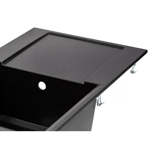 Кухонна мийка Lidz 790x495/230 BLM-14 (LIDZBLM14790495230), Чорний - фото 5
