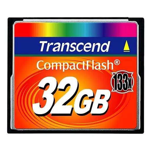 Карта пам'яті Transcend 32GB CF 133X (TS32GCF133) - фото 1