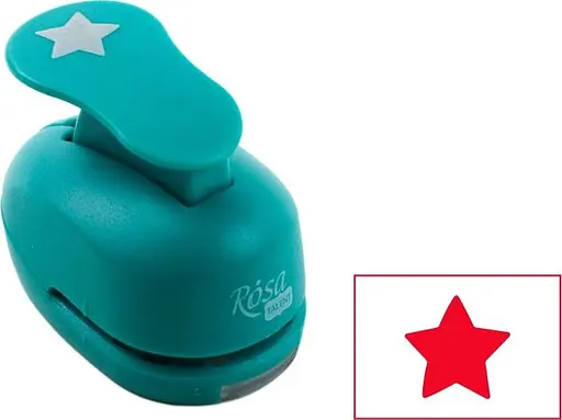 Фігурний діркопробивач Зірка 1,6см Rosa Talent - фото 1