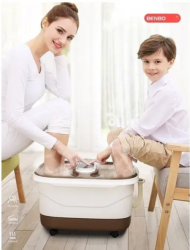 Массажер для ног с подогревом Benbo ZY-666 гидромассажная ванночка для педикюра (для 2-х человек) - фото 2