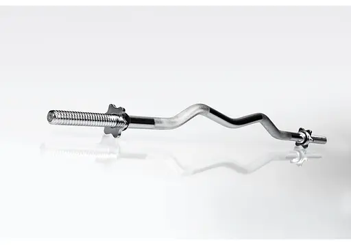 Гриф для штанги EasyFit W-образный 1.2 м Ø 28 мм (EF-8061) - фото 1