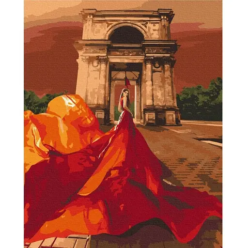 Картина за номерами Brushme Тріумфальна красуня BS52710, 40х50 см - фото 1