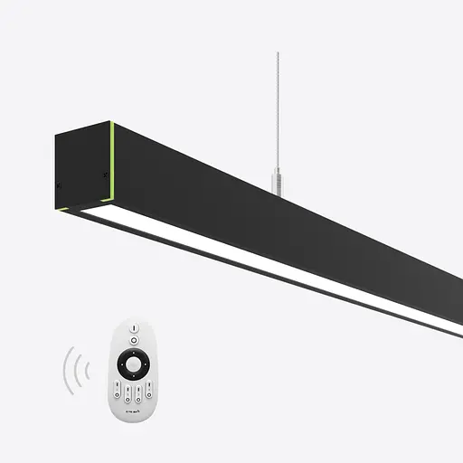 Диммируемый линейный светодиодный светильник X-LED 50Вт черный (985х42х43) - фото 1