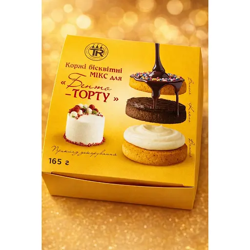 Коржі бісквітні Truff Royal для Бенто-торту мікс 165 г - фото 2