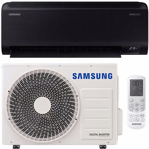Кондиціонер Samsung AR70F09C1BBNUA New WindFree Black Airise Diamond 2025