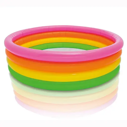 Басейн 56441 NP "Райдуга" 4 кільця, розміром 168-45см, об'єм: 780 л при наповненні 80% Intex (6941057454412) - фото 1